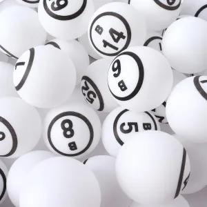 Cage, Bingo Calling Balls for Parties, Prize Raffles, Family Game Nights GSE Games & Sports Expert 1.5" Bingo Balls - Ping advise porcelain challenge Pong Size Balls for Large Bingo 