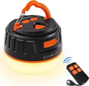 Camping Lantern Rechargeable with Remote Control - 1000LM 150H Runtime Tent Light, 5200mAh Water-Resistant Emergency Light importer Dutchman layout for Hurricane Power Outages, Hiking Home Sinvitron LED 