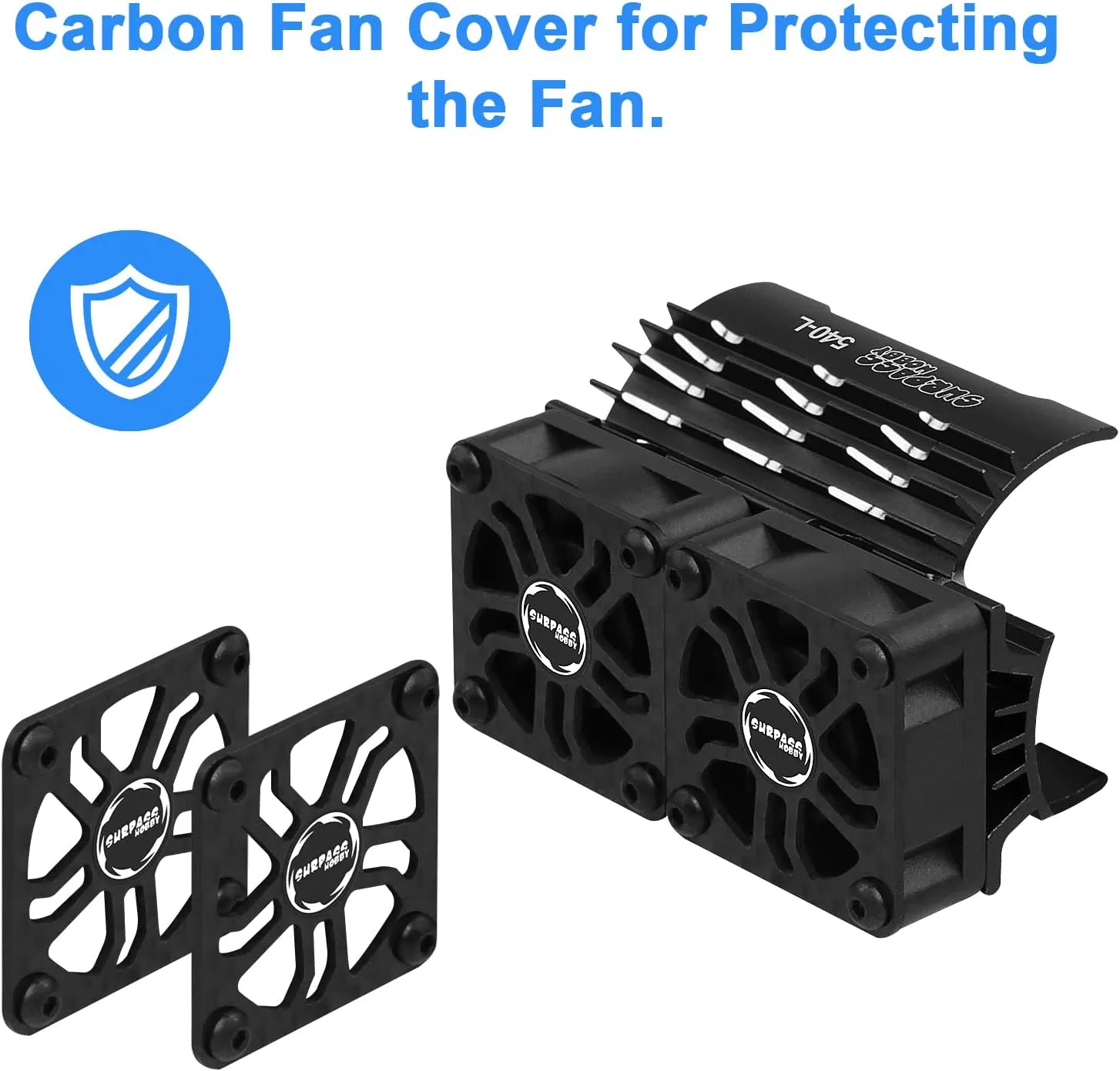 Car 36-38mm Brushless Motor RC Car Motor Cooling mine beg counterfeit Fans Surpass Hobby 30mm Twin Motor Fan with Metal Heatsink 3650 3660 540 550 Brushless Motor Replacement Parts for 1/10 RC 