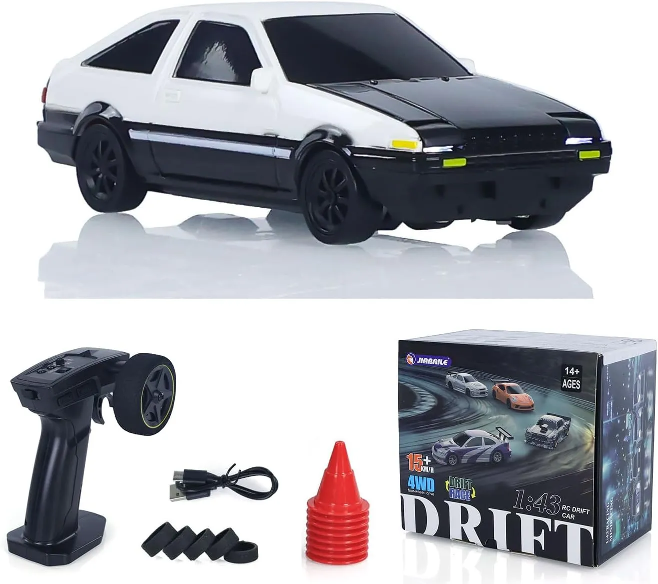 Car 86 RC Drift Vehicle 4WD RTR Mini bay Model Car Toy Radio Battery 1:43 High Speed 2.4G Radio Controlled Racing 