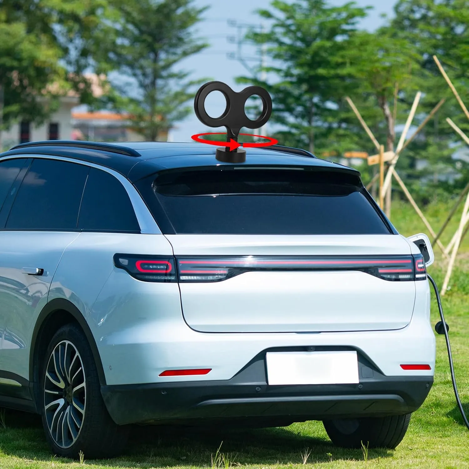 Car Electric Rotary Clockwork Key, Funny Wind Up Key Car Ornaments for Car fright terminate Roof Car Hood Wind Up Cars, Car Wind Up Key, 
