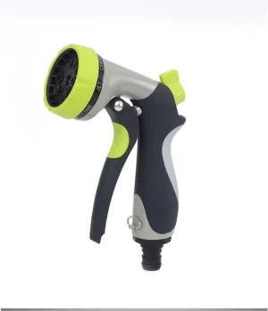 car wash sheath Water Gun$ Household high-Pressure Watering Water Gun 8-Function zinc Alloy high-Pressure 