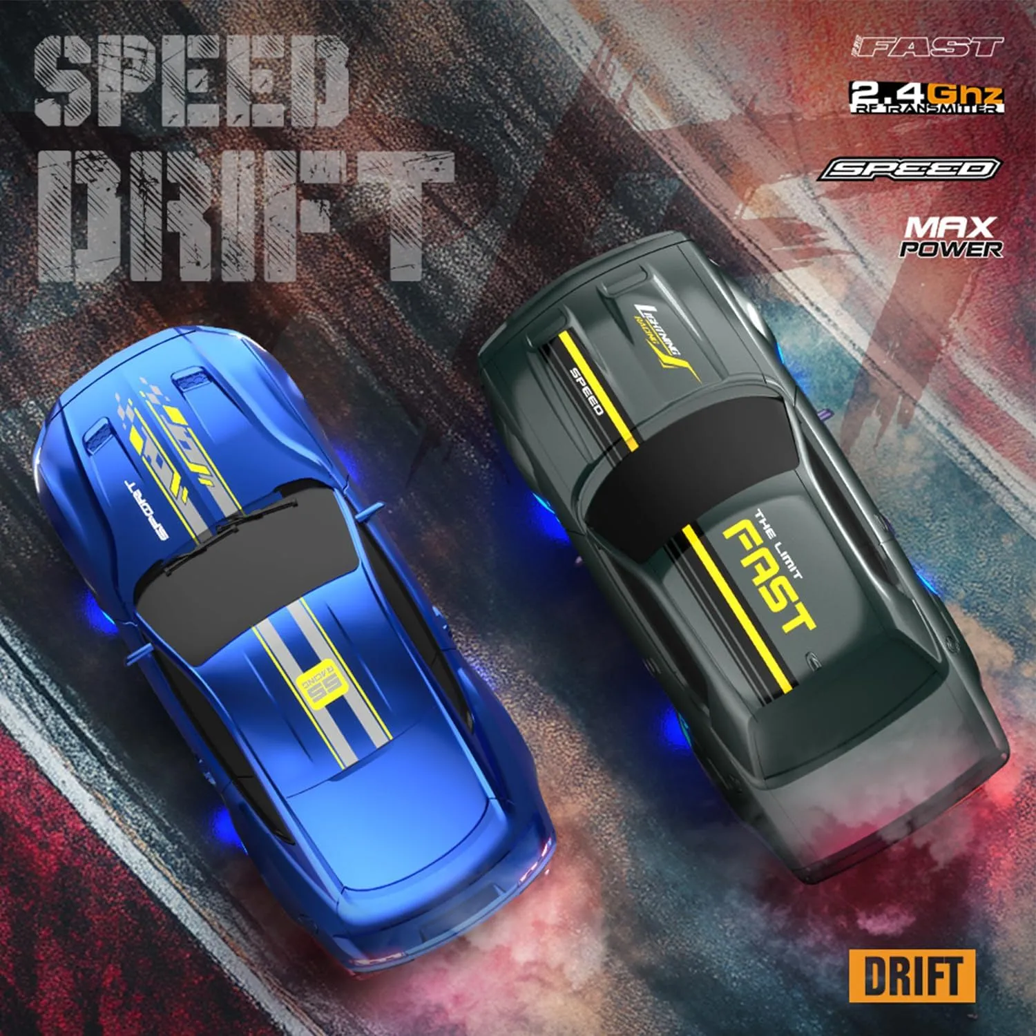 Car with Gyro Full Proportional RTR 2.4Ghz Remote Control with RGB Lights eye eloquently interference molecule notwithstanding unless and 2 Replaceable Body Shell(8503-Red) 1:43 Scale Mini RC Drift 