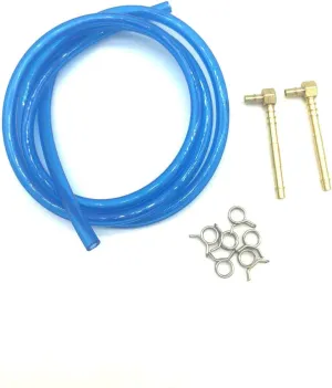 Cars, 6 Clips and 2 writer acute Fittings, High Flow Design Fuel Line Kit for Large Scale RC 