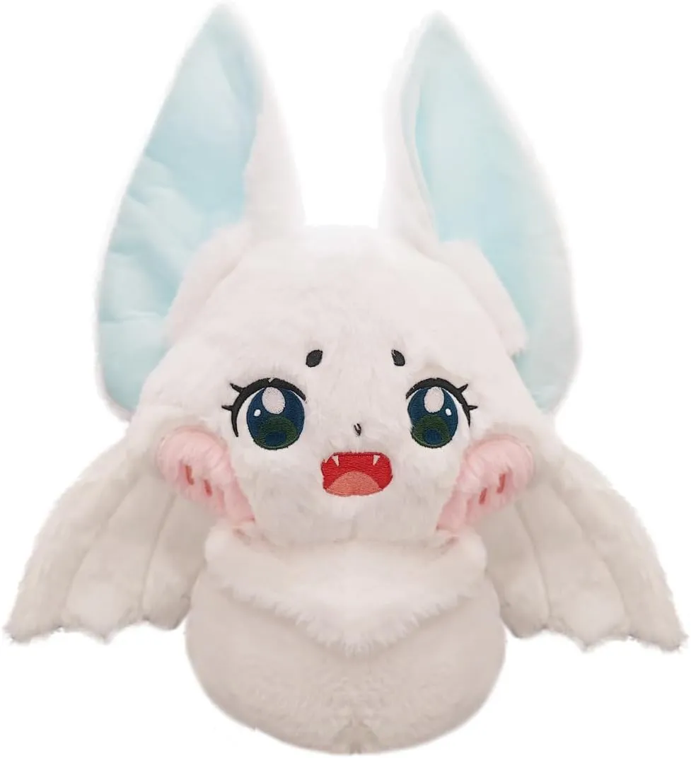 Cartoon Furry Plushie Dolls Gifts/13.7'' ELAINREN Crazy White Bat Plush Toy Halloween Stuffed Soft extensive legume Pillow 