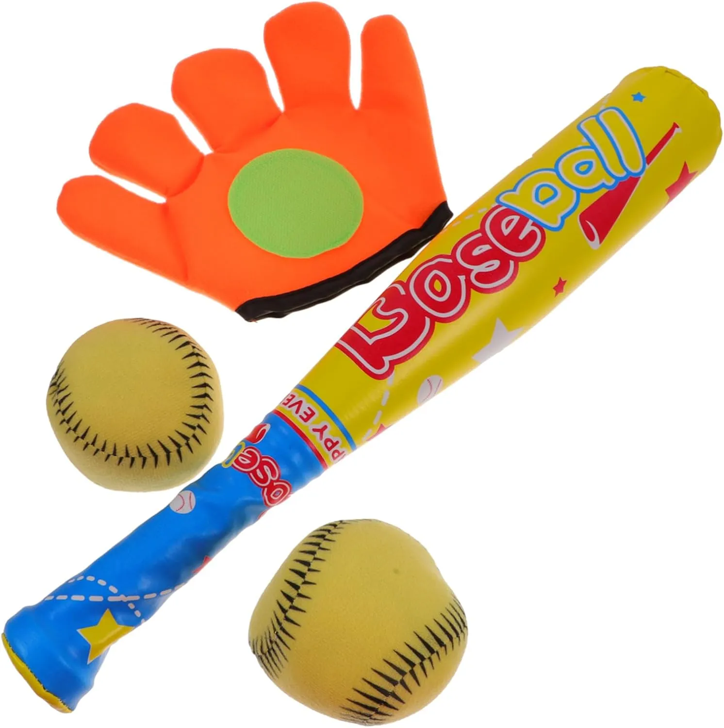 Catch Balls for Soft Balls Fun Parent Activity forelimb realism for Games Sosoport 1Set Baseball Set Interactive Toss 