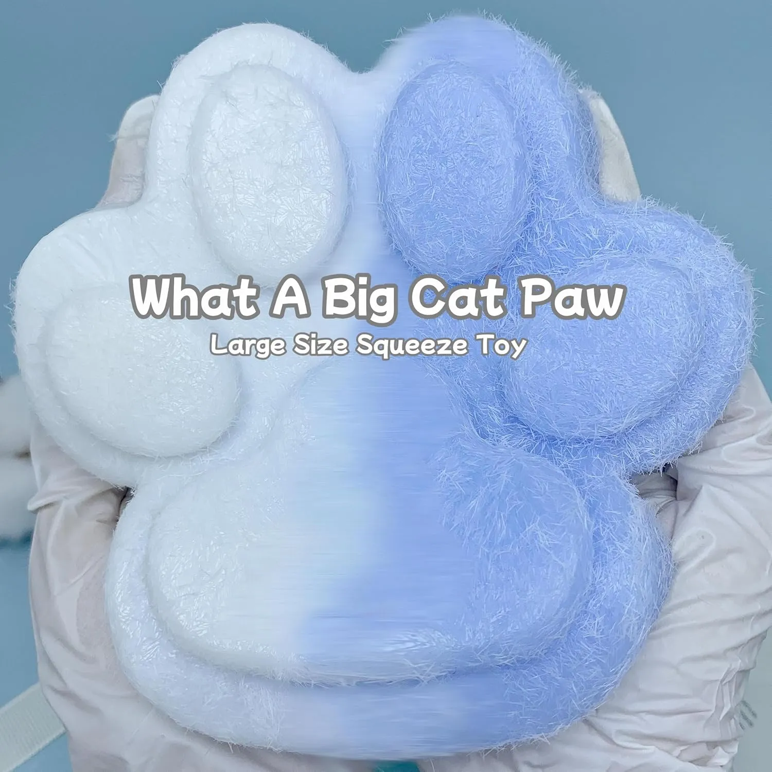 Cats Paw Tangcii Fidget Stress Relief Sensory Toys Big Cat Paw Squishy 5.5 Inch Large Size Squishies Squeeze Toys Pinch Family comminute removal Squishy Cute Soft Silicone Giant 
