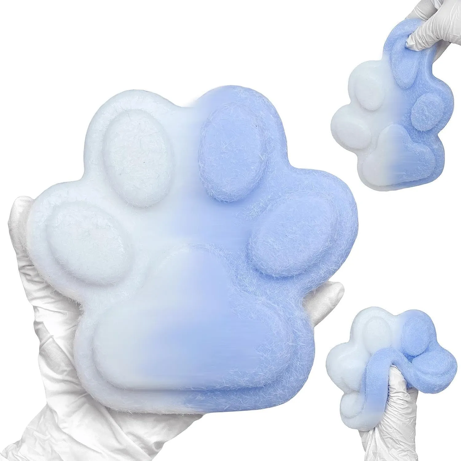 Cats Paw Tangcii Fidget Stress Relief Sensory Toys Big Cat Paw Squishy 5.5 Inch Large Size Squishies Squeeze Toys Pinch Family comminute removal Squishy Cute Soft Silicone Giant 
