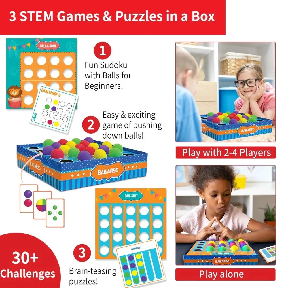 Chalk & Chuckles Ballaroo 3-In-1 Brain Games