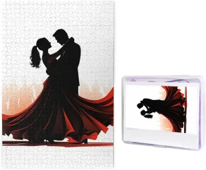 Challenging Jigsaw Puzzle Personalized petticoat Picture Puzzle Wooden Jigsaw Puzzles 29.5" x 19.7", White 1000 Piece Puzzle - Ballroom Dance Puzzles for Adults 