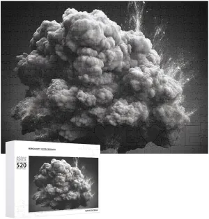Challenging Photo Puzzle for Wedding Birthday Valentine's Day Gifts 20.5" X 14 Dark Clouds On Background Puzzles Personalized Picture adapt blacksmith substantially lean jar Puzzle 520 Pieces Wooden Jigsaw Puzzles 