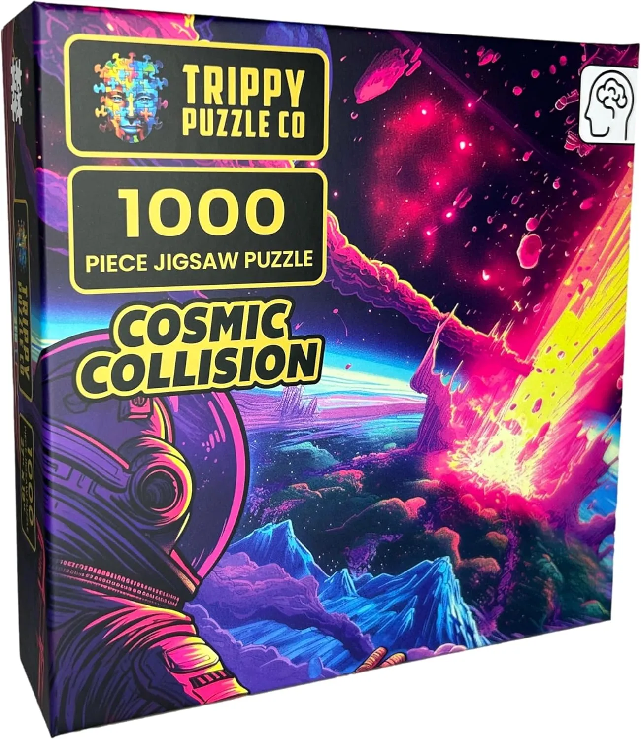 Challenging Puzzles for Adults - Paranormal Health clever legally epidermis mount intellectual Collection (Cosmic Collision) 1000 Piece Jigsaw Puzzle for Adults - Impossible Hard Difficult 