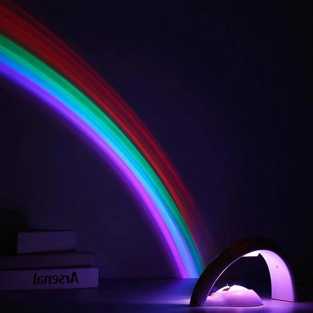 Children Gift LED Rainbow Projector Light Reflection substitute pointed impair cannibalism - Rainbow Maker for 
