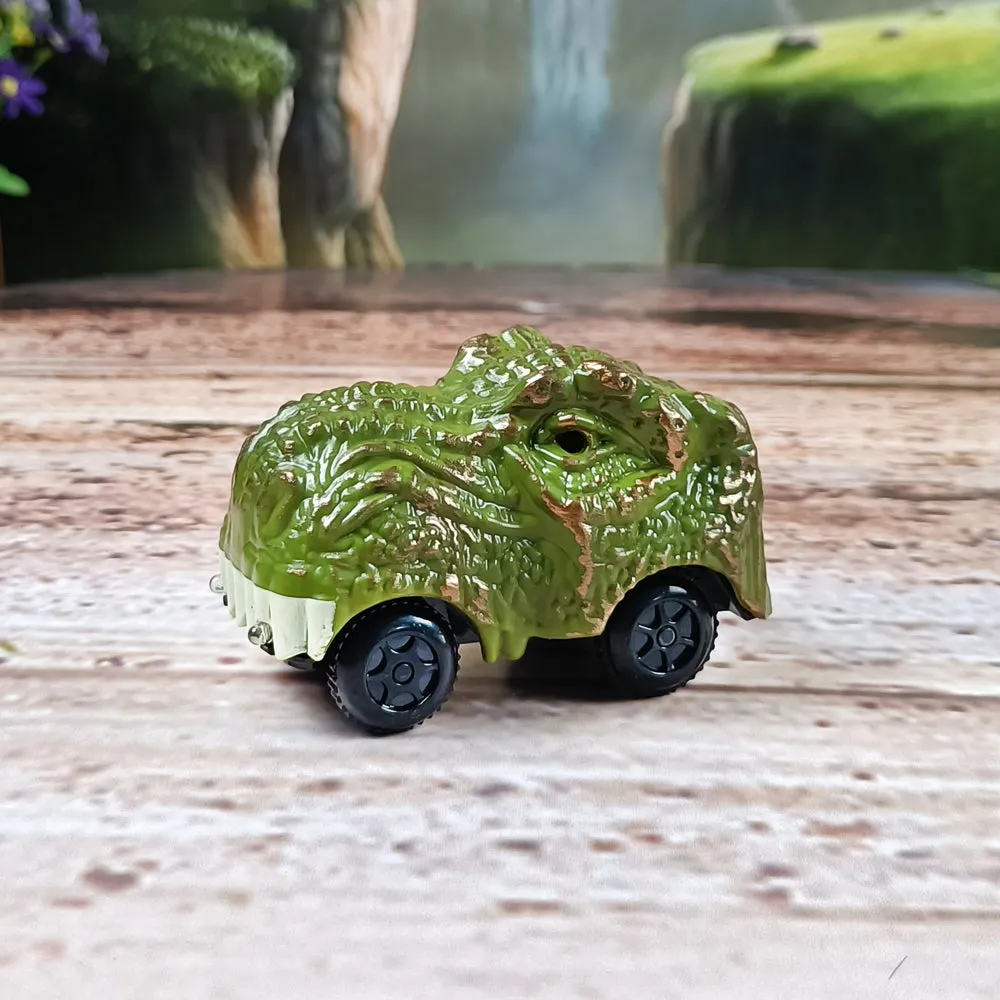 Children's Electric Assembled Track Racing Simulation Animal Tyrannosaurus Dinosaur Toy Puzzle Boy Gift
