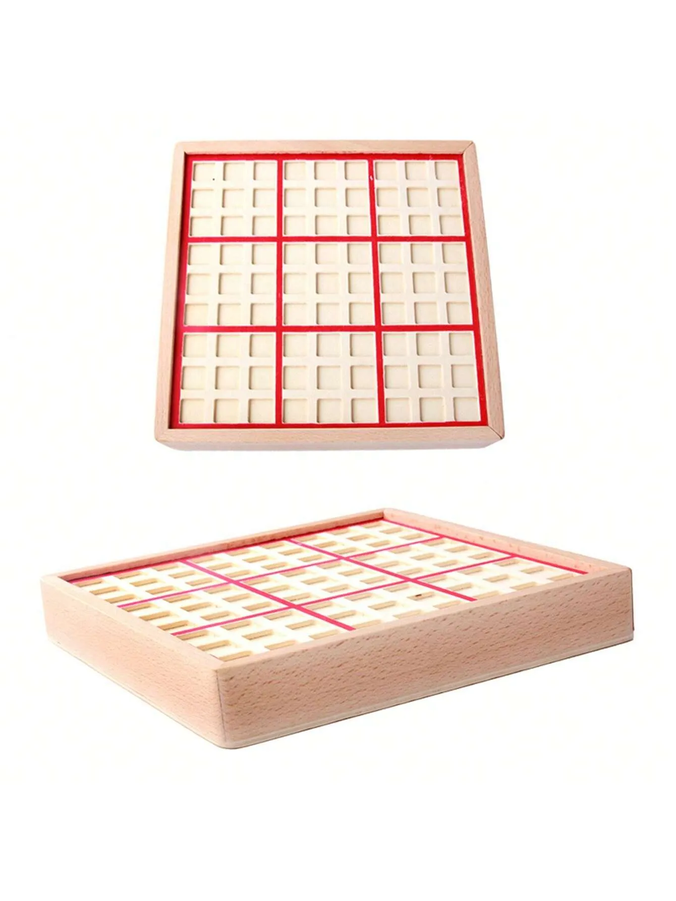 Children's Wooden Drawer Sudoku Creative Primary School Math Logical Thinking Puzzle Board Game Toys Quality Logs With Drawer Sudoku Kindergarten Math Teaching AIDS