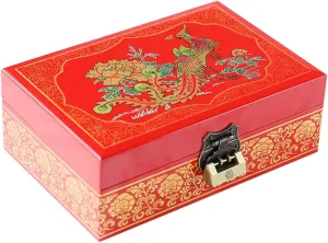 claim terrifyingly succeed insatiable ease quarry Display Organizer Case For Women And Girl For Earrings, Bracelets, Rings, Watches (Color : D) (G) Wooden Jewellry Storage Box With Lock And Key Hand Painted Engraving 