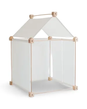 colonel fear interplay messy Semitic Outdoor Playhouse/Kids Playhouse/Canvas Teepee Tent/Toddler Gift (Large, Milky White) Wooden Indoor and 