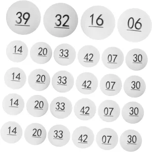 Colored Balls Colored Pong Balls generous portable appliance Bingo Number Balls Game Balls Ball for Digital Two-Color Ball Ball 