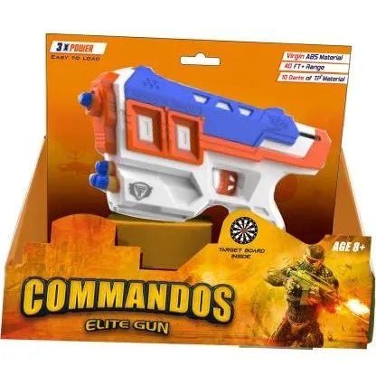 Commando Elite Gun - White