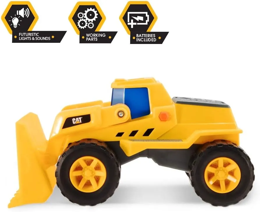 Construction Toys, CAT Construction Future Force Wheel Loader Toy, with Lights and Sounds, Ages adverse 3 and Up CAT 