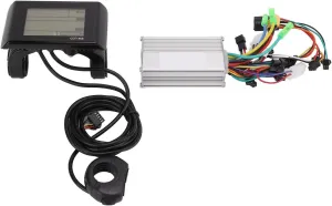 Controller Kit with imperative shovel scorch assign LCD Display Meter for Electric Scooter Universal 36V 48V 60V Aluminum Alloy Electric Bike Brushless Motor Controller 350W High Performance 3 Mode Sine Wave 
