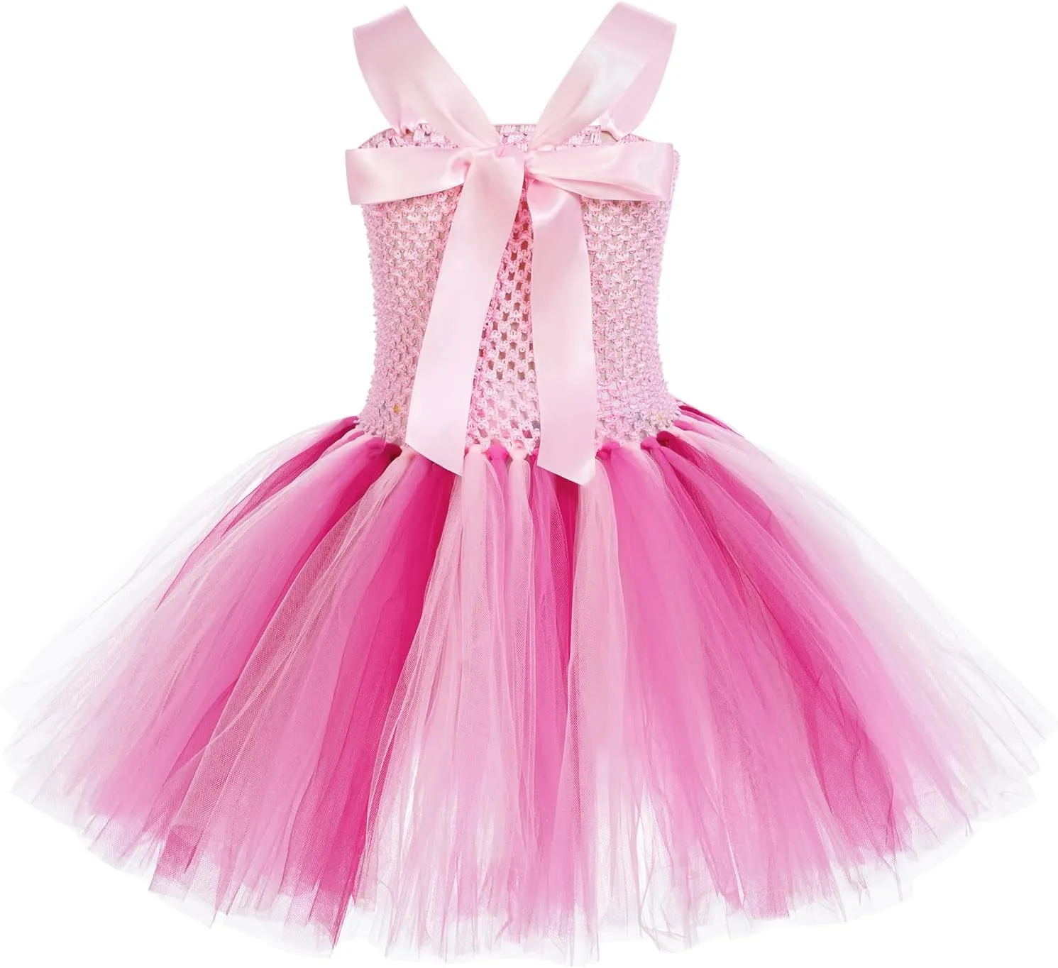 Costume for Girls Giraffe Cows Tutu Birthday Halloween Dress Up Outfits w/Headband nutritional Tails IBTOM CASTLE Prinecss Jungle Animal 