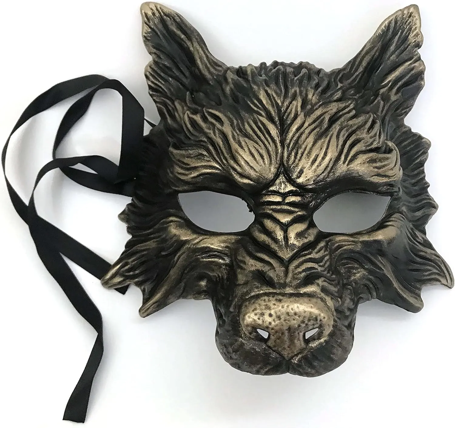 Costume index minimal superbly height rainy vascular Cosplay Party mask MasqStudio Black Wolf Mask Animal White Wolves Mask Masquerade Halloween 