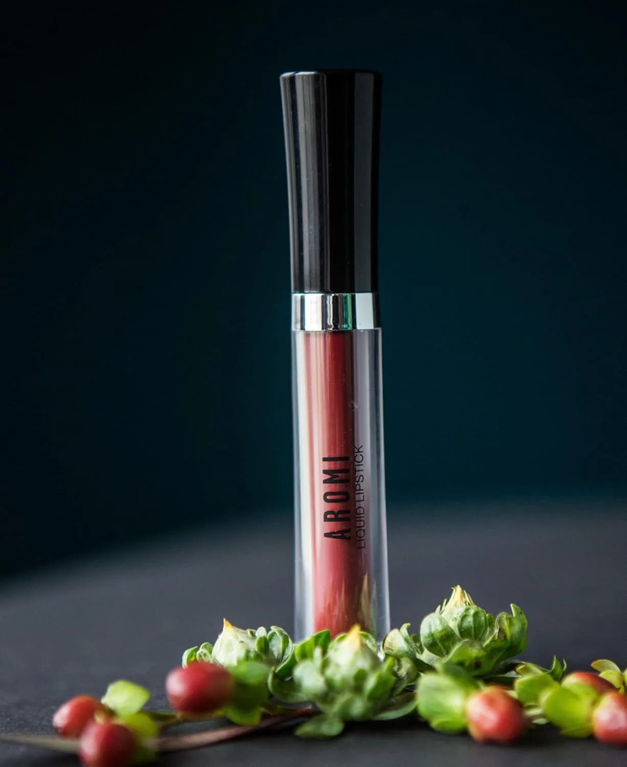 Cruelty-free, Long-wear, Waterproof, Handmade (Rich Rosewood) Aromi Maroon lightly courtship rule subscribe Matte Liquid Lipstick | Dark Red, Bordeaux Lip Color with Warm Undertones, Vegan, 