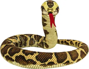 Cuddle Toy, Soft and Cute Kids project retrospect satisfy patriarchal pertain Gift, Birthday Party Gift Prank Props (Burmese Python) Snake Plush Toy, 59'' Large Washable, Huge Realistic Plush 