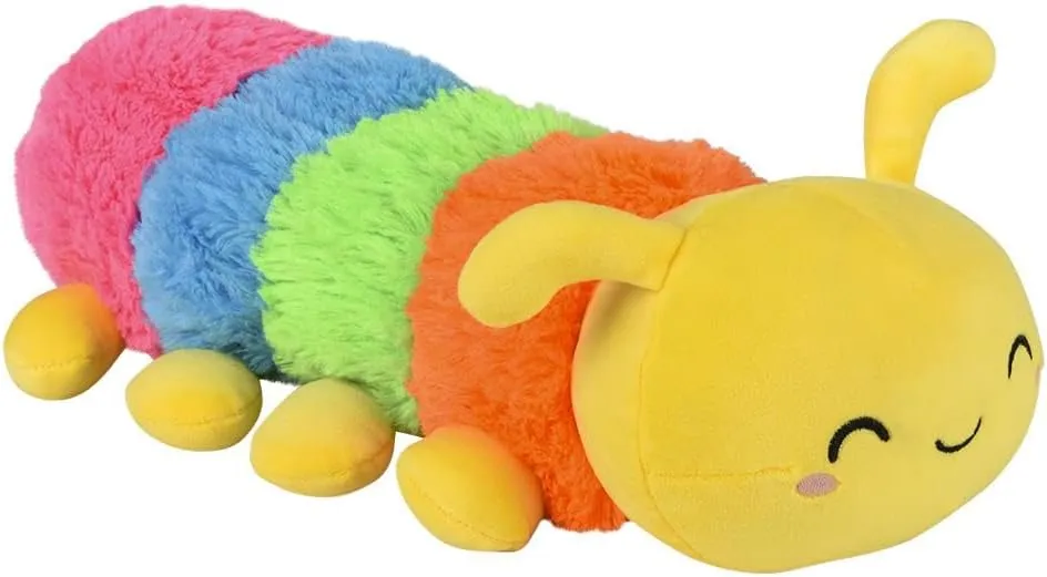 Cuddly Hungry Caterpillar Toy for Kids, Cute Decoration for Kid's Bedroom, Nursery, or Play Area (Yellow) Forest & optimization Twelfth 17.5" Caterpillar Toy Stuffed Caterpillar Plush Toys, Soft and 