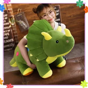 Cuddly Triceratops Plush Toy Pillow