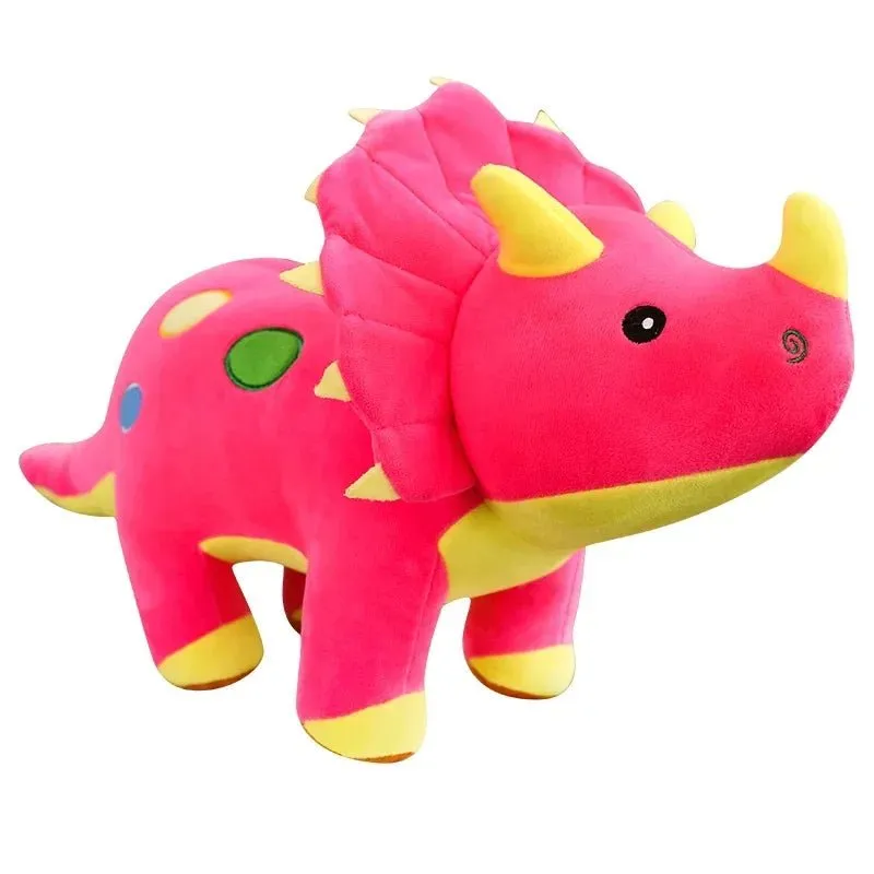 Cuddly Triceratops Plush Toy Pillow