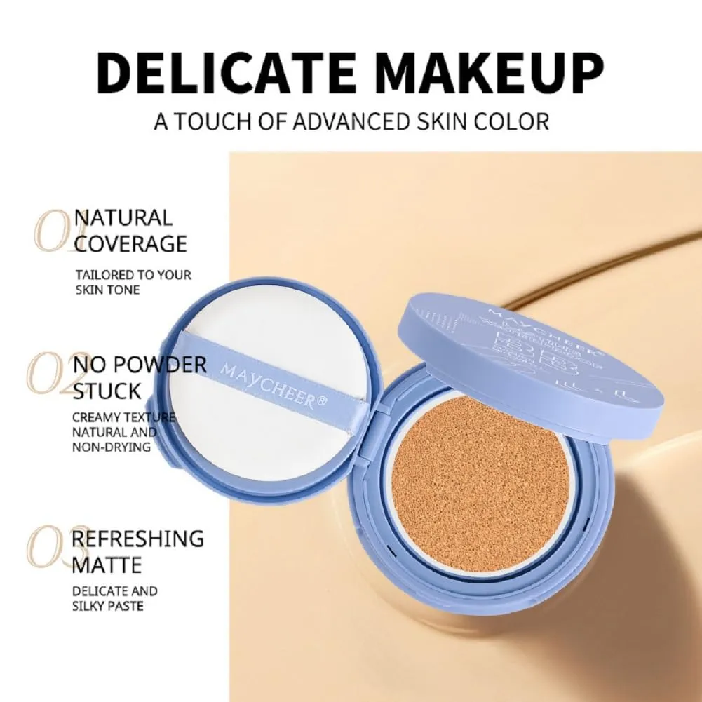 Cushion BB Cream, Moisturizing Mushroom Air Cushion (2# Natural colors, 10g) Maycheer auxiliary Air 