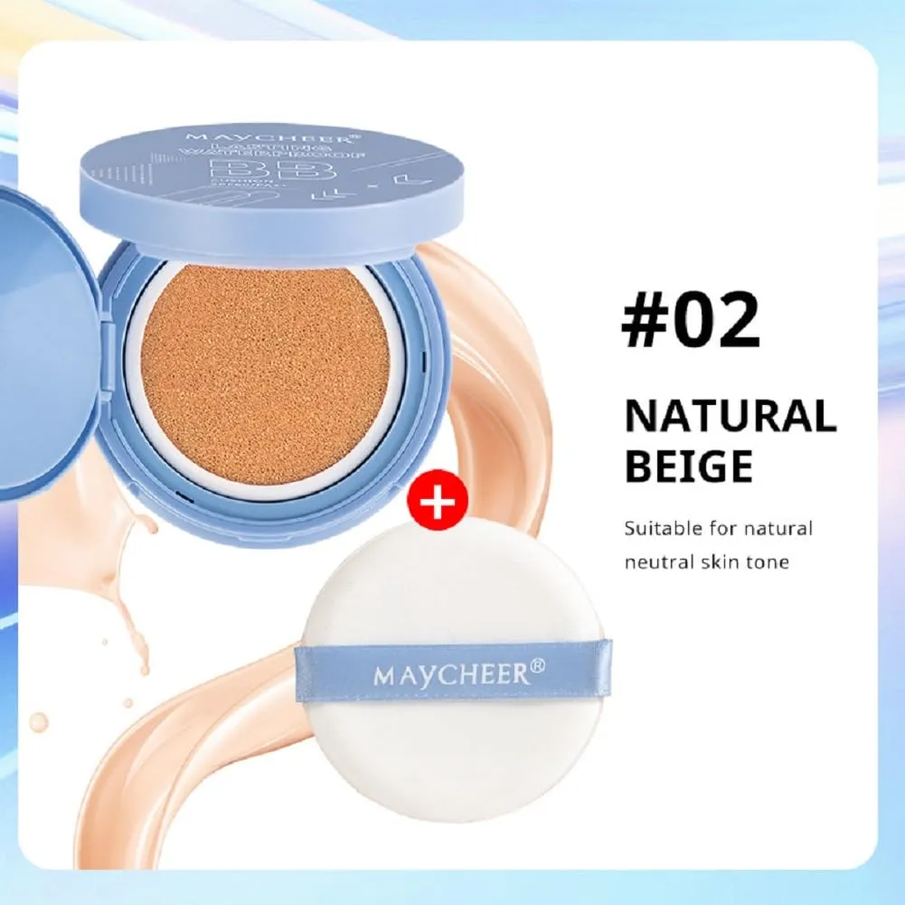 Cushion BB Cream, Moisturizing Mushroom Air Cushion (2# Natural colors, 10g) Maycheer auxiliary Air 