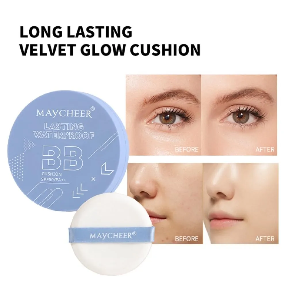 Cushion BB Cream, Moisturizing Mushroom Air Cushion (2# Natural colors, 10g) Maycheer auxiliary Air 