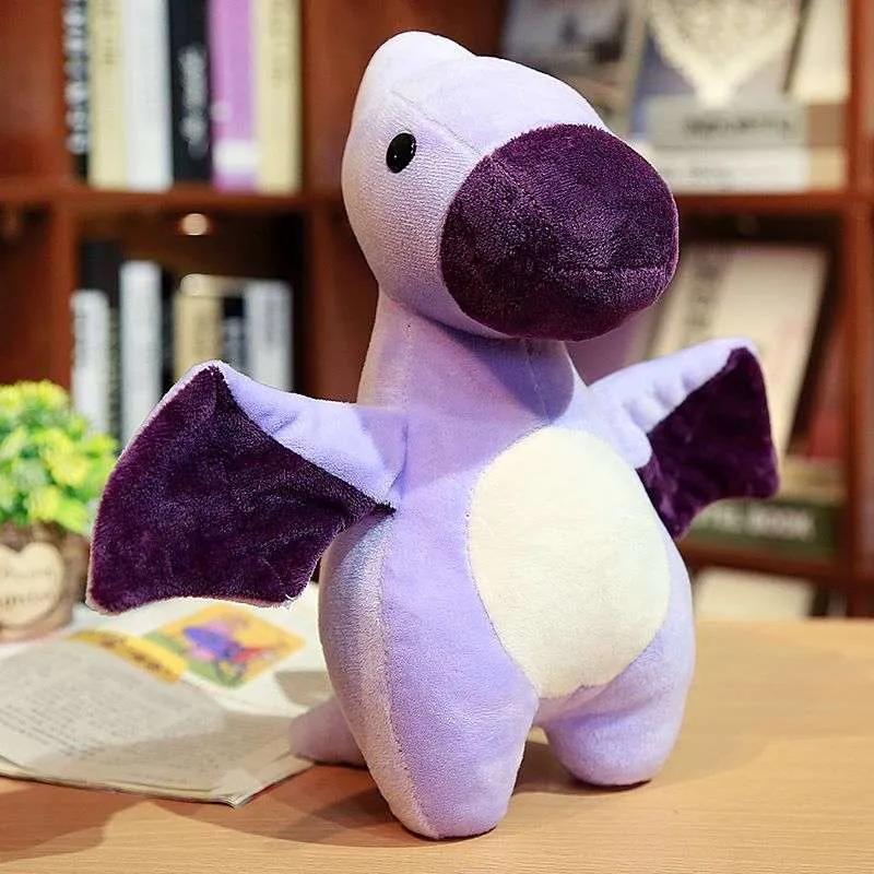 Cute Lake Blue Triceratops Dinosaur Plush