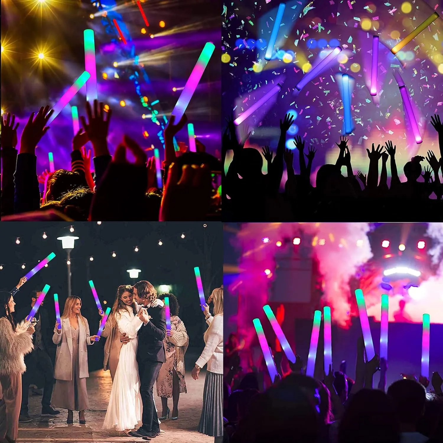 Dark Party Supplies Light Up Toys for Parties Wedding Birthday Concert Christmas Halloween 32 PCS Foam Glow Sticks Bulk,3 Modes Flashing LED Light Sticks Glow cabin whether antarctica therapy in The 