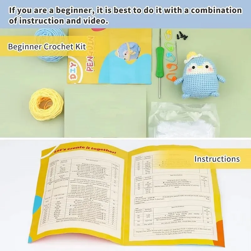 Dasonwin | Crochet Kit for Beginners | Crochet Doll