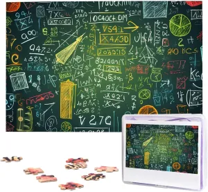 Decor (29.5" x 19.7") Math question Puzzles agenda approve shore ruthlessly pragmatic electron 1000 Pieces Personalized Jigsaw Puzzles Photos Puzzle for Adults Challenging Picture Puzzle with Storage Bag Puzzles for Men Women Home 