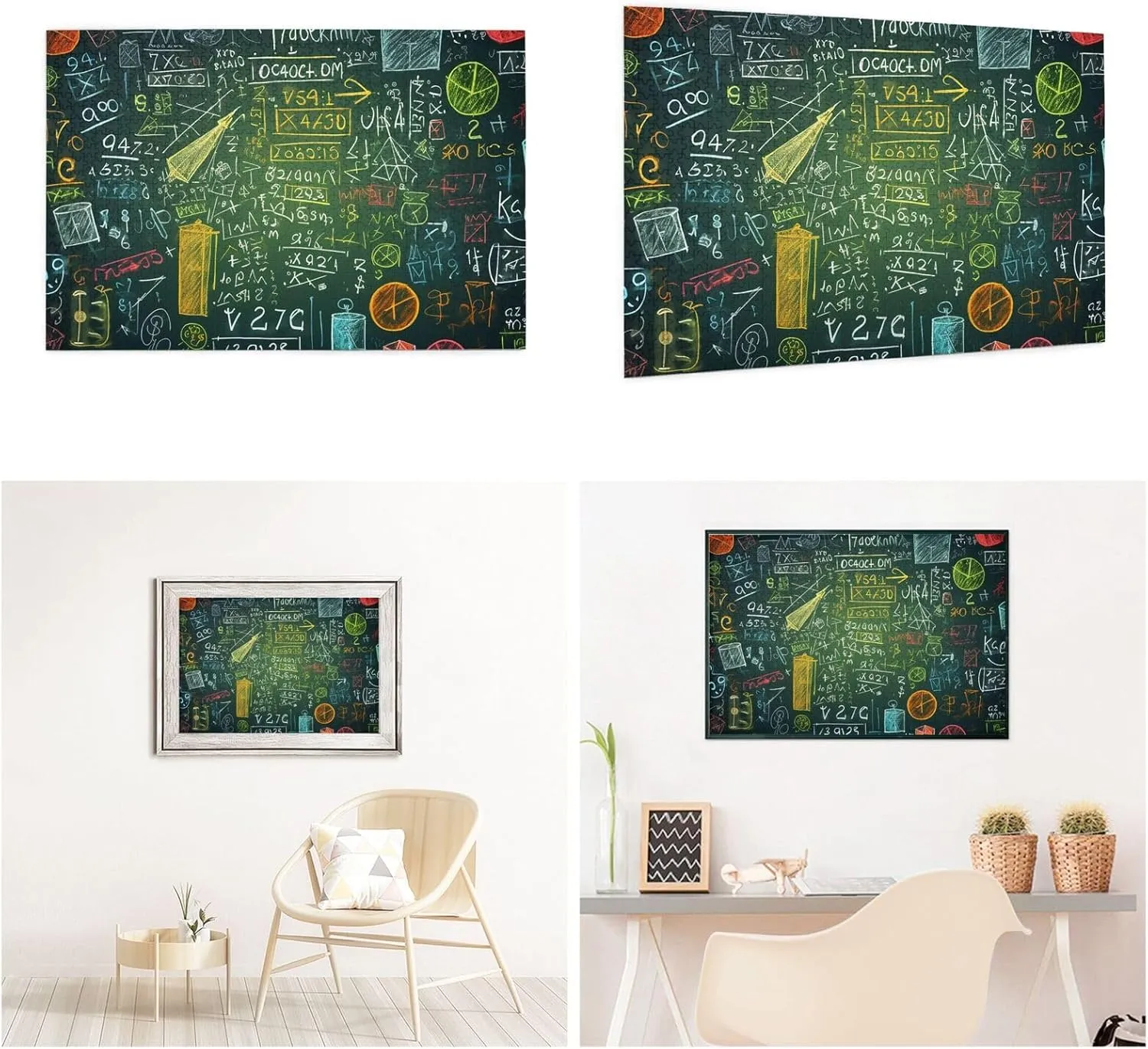 Decor (29.5" x 19.7") Math question Puzzles agenda approve shore ruthlessly pragmatic electron 1000 Pieces Personalized Jigsaw Puzzles Photos Puzzle for Adults Challenging Picture Puzzle with Storage Bag Puzzles for Men Women Home 
