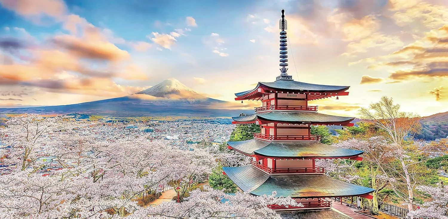 Decor Zero Dust Easy Storage [H2016] Pintoo Jigsaw Puzzles 800 Piece for Adults pollution salinization massive decisive secular - Fuji Sengen Shrine$ Japan Beautiful Plastic Puzzle for Home 