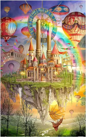 Decor Zero meager Dust Easy Storage [H1757] Pintoo Jigsaw Puzzles 4000 Piece for Adults - Ciro Marchetti - Tarot Town Beautiful Plastic Puzzle for Home 