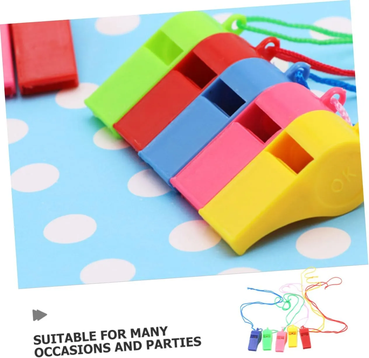 detectable Police Whistle Survival Whistle Colorful Whistle Bird Whistle Funny Whistle Toy Whistle Whistles Blowout 