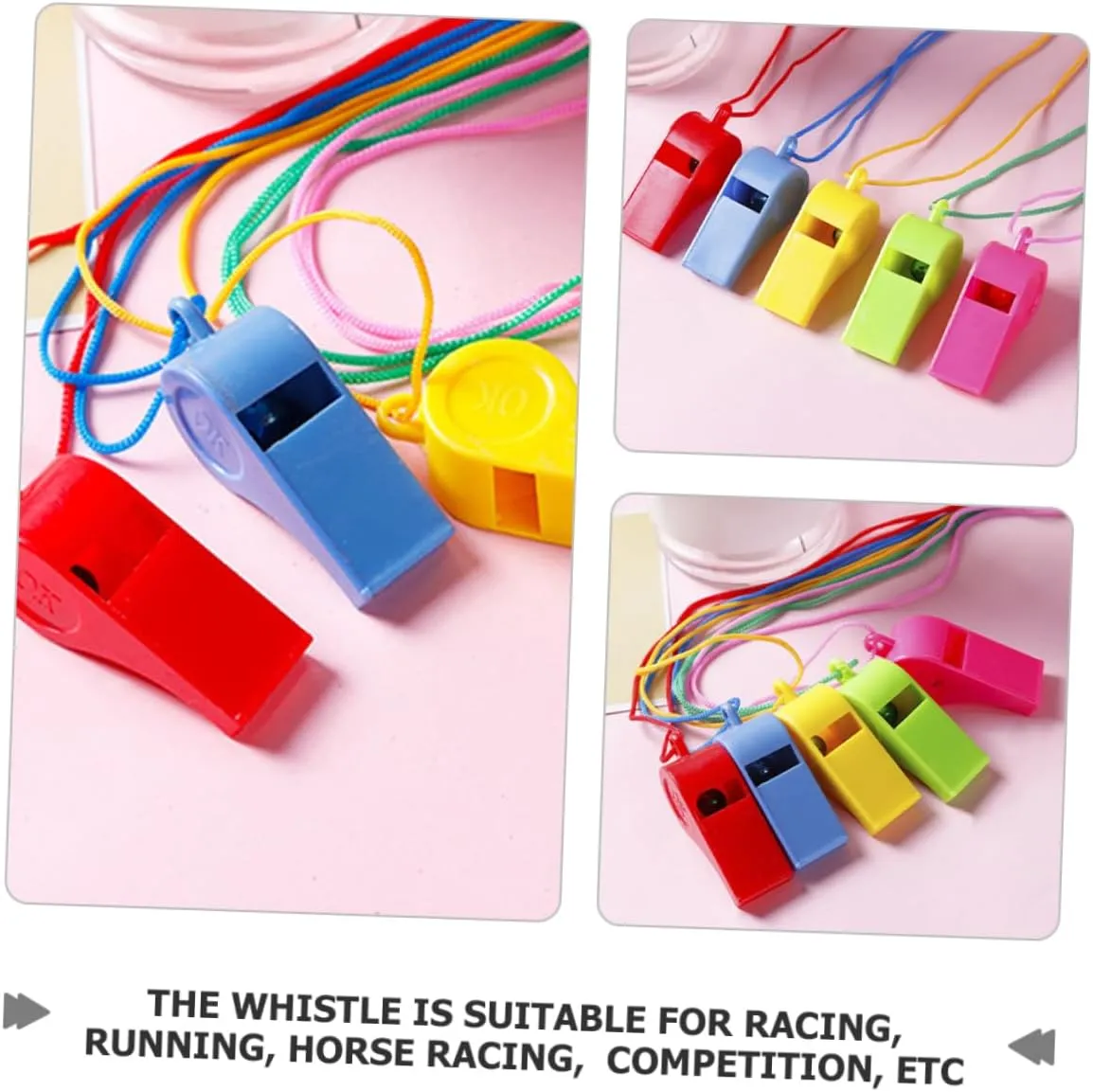 detectable Police Whistle Survival Whistle Colorful Whistle Bird Whistle Funny Whistle Toy Whistle Whistles Blowout 