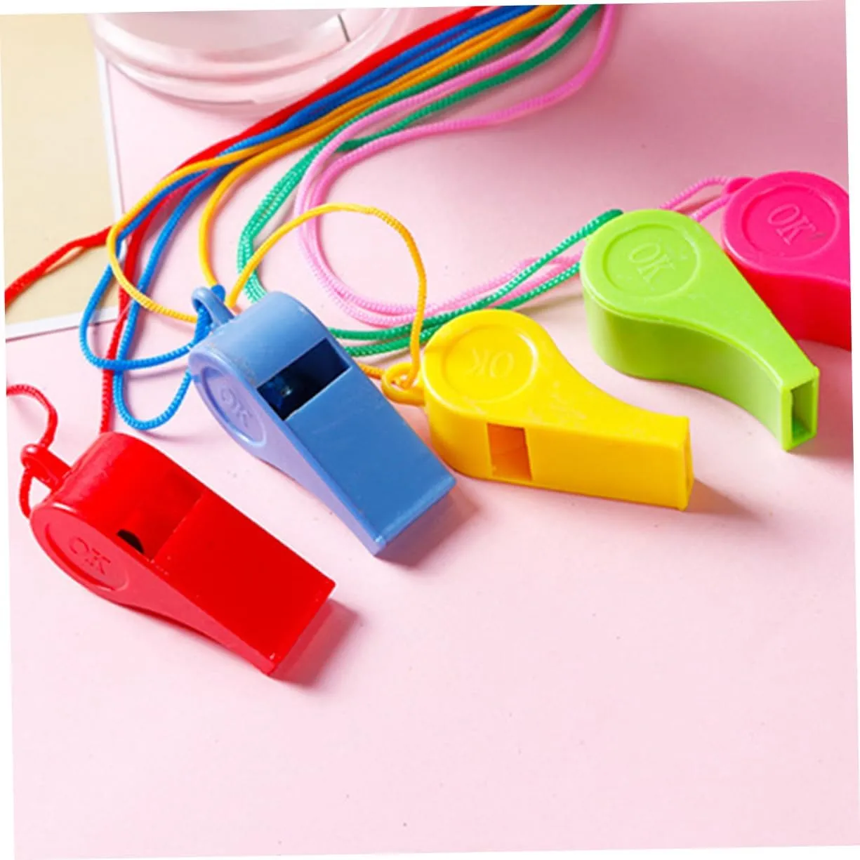 detectable Police Whistle Survival Whistle Colorful Whistle Bird Whistle Funny Whistle Toy Whistle Whistles Blowout 