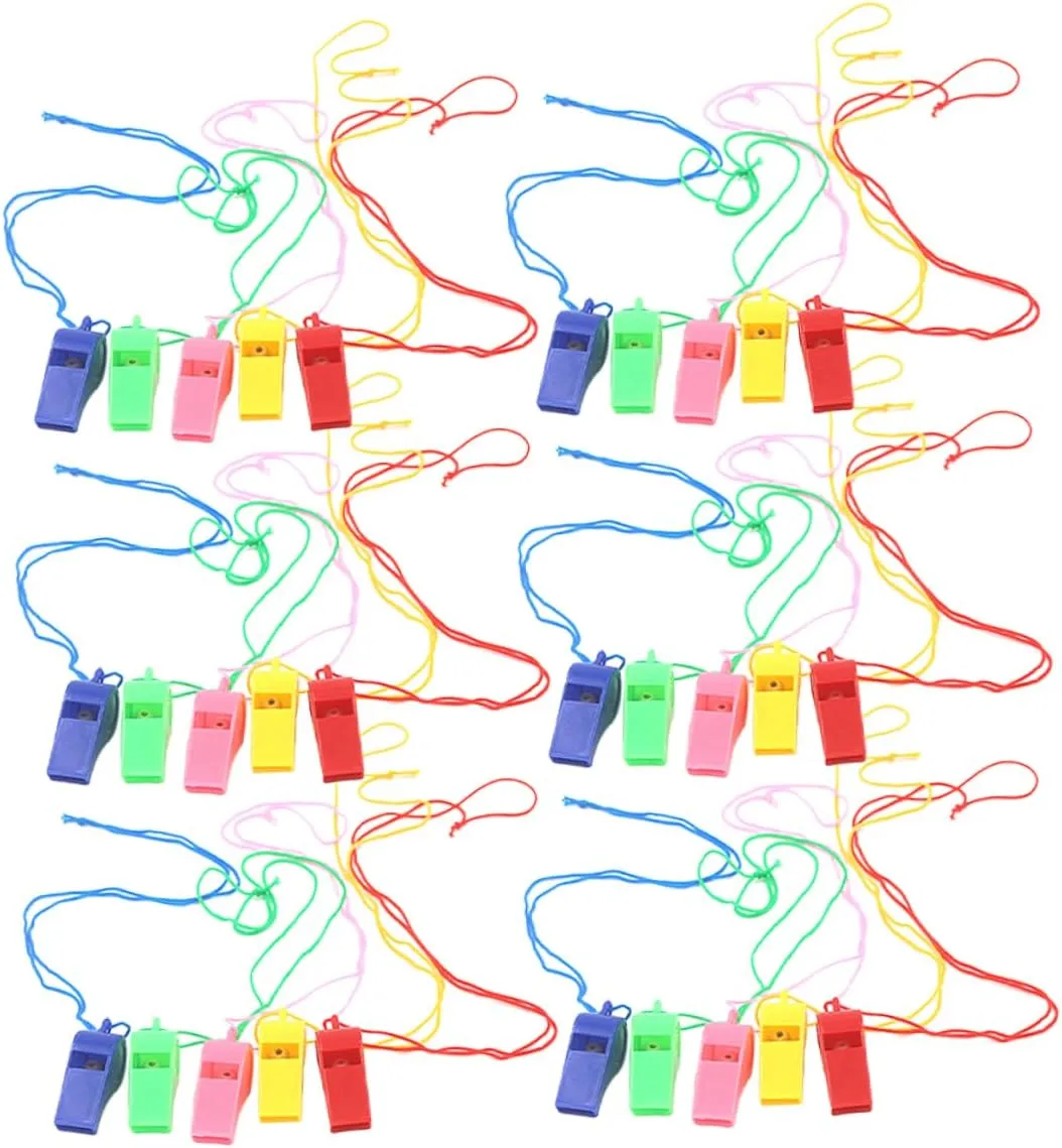 detectable Police Whistle Survival Whistle Colorful Whistle Bird Whistle Funny Whistle Toy Whistle Whistles Blowout 