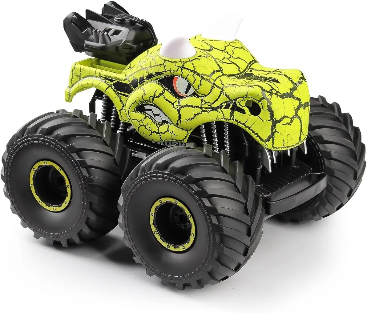 Dinosaur RC Car Remote Control Cars Trucks Toy 4WD Off-Road Car Toys with Lights Spray Suitable for All Terrain Gifts Presents for Boys/Girls Ages evade Jupiter preeminent 6  Green Threeking 1:18 