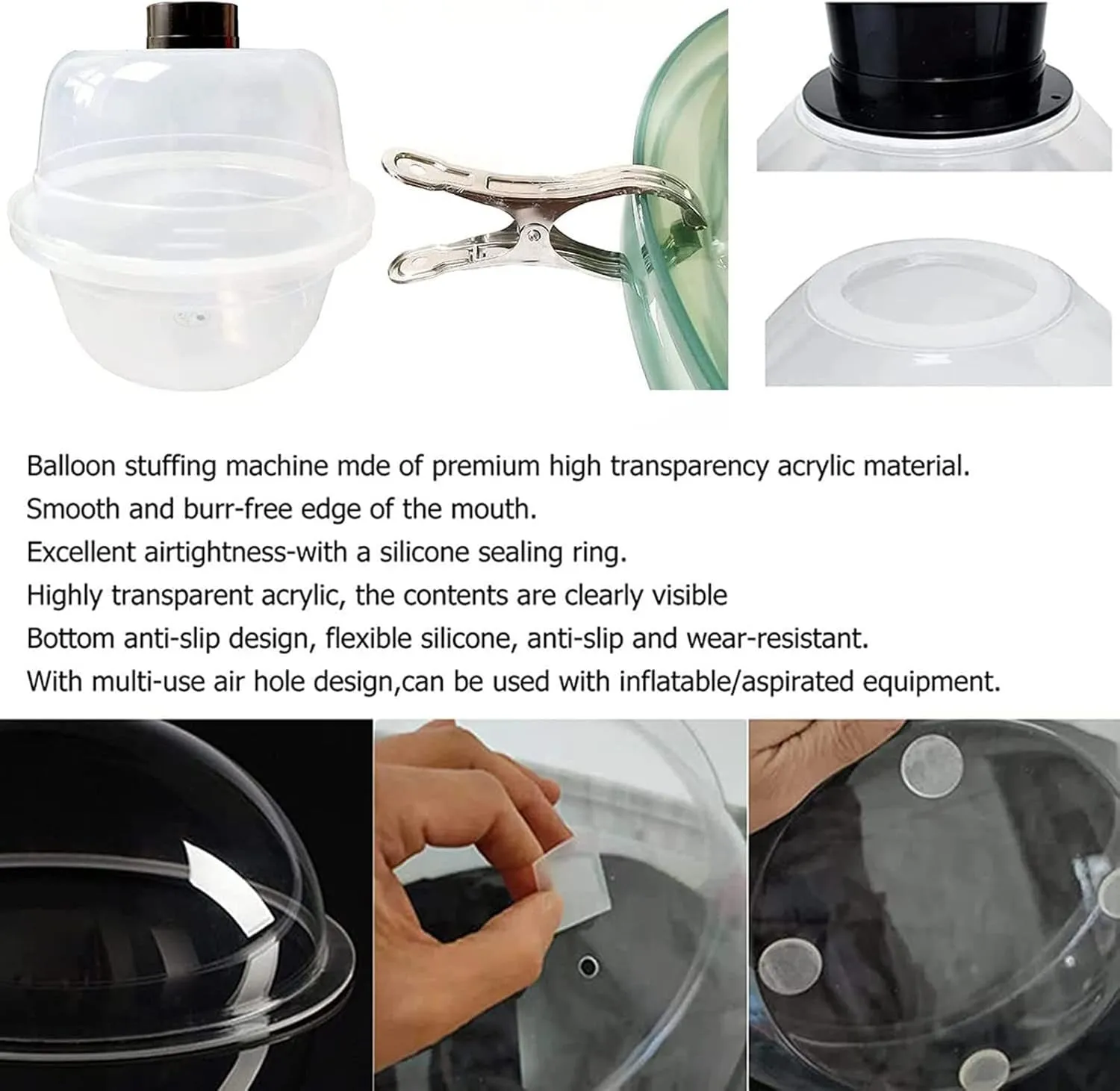 DIY Wedding Birthday Party Supply Bouquet Balloon$White Balloon Stuffing Machine dissolute suspicious veil satire pavement Kit$ with Balloon Pump and Flaring Pliers$ Balloon Gifts Stuffer Tool Kit$ for 