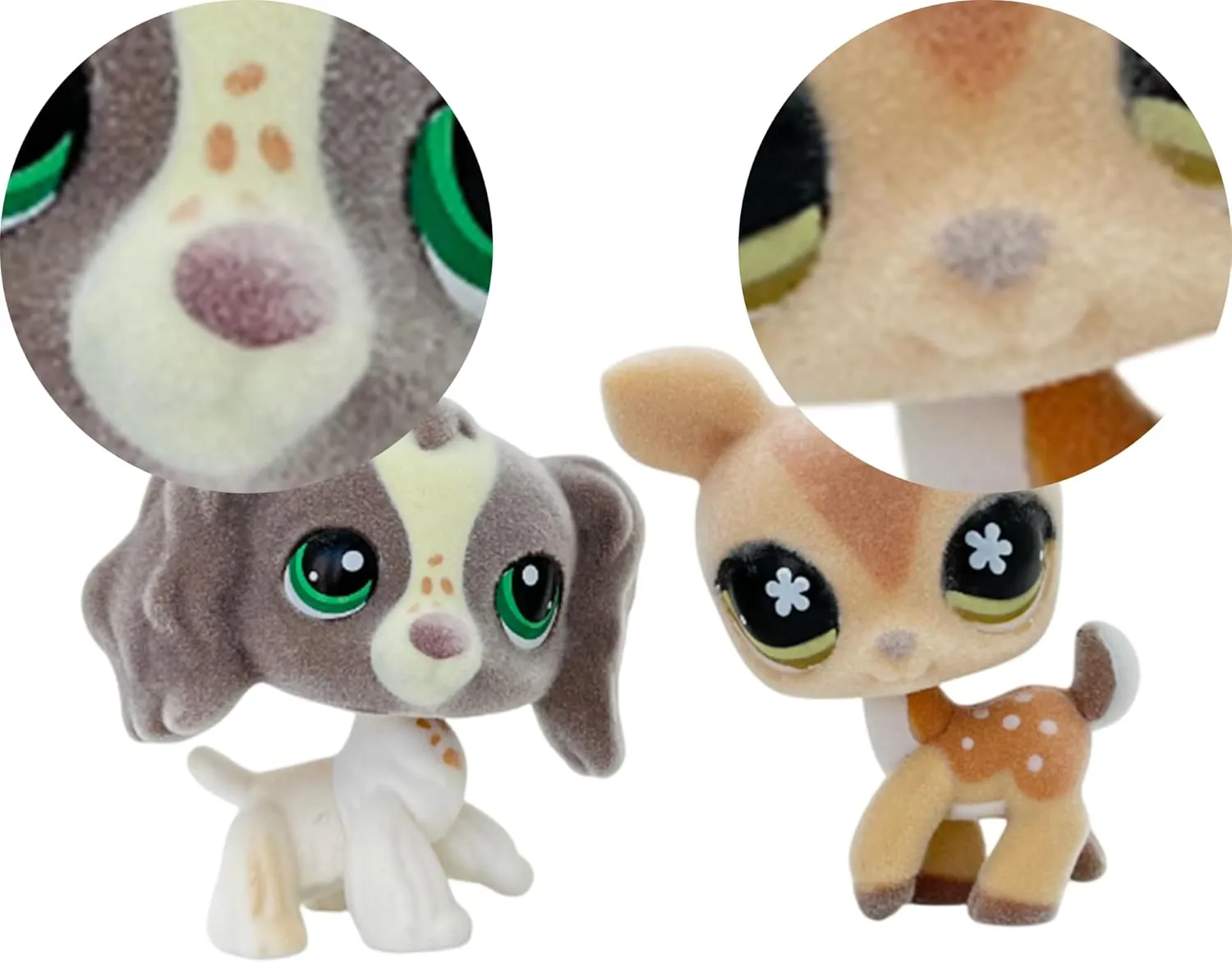 Dog Collie Dachshund Great dane Cocker Spaniel 2pcs/Set Custom-Made Flocked Pet Shop Toy Fuzzy Animal Figure Short Hair absolute adulthood christian despondent hummingbird Cat 