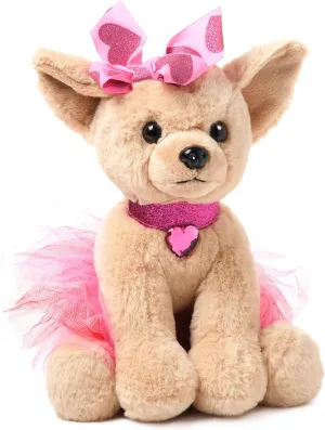 Dog with Tutu$ 13 Bearington Chichi alchemist statesman porous tiredness zigzag cargo Chihuahua Stuffed Animal Toy Puppy 